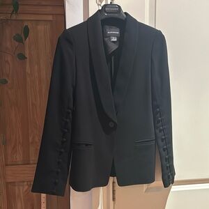 CLUB MONACO XS black single breasted light weight blazer